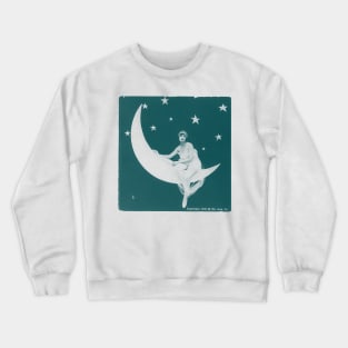 Girl On The Moon Crewneck Sweatshirt